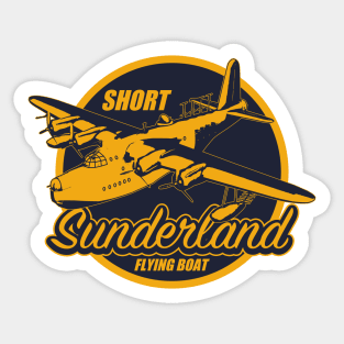 Short Sunderland Sticker